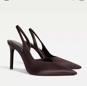 Brown Slingback Heels